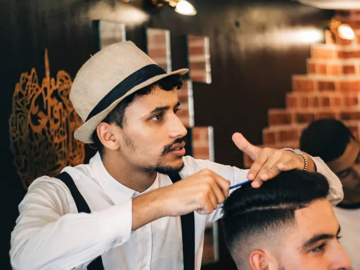 Barber i arbeid